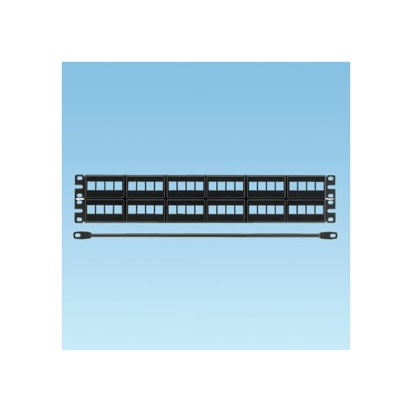 Modular Patch Panel W/Srb, Flat, 45 Degree Bend8 P (5 Pack), 5PK